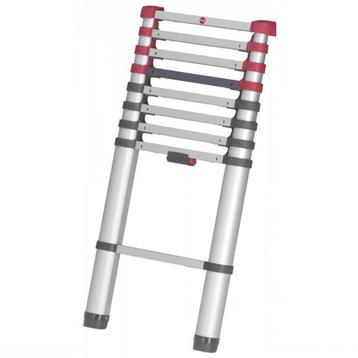 Hailo T80 Aluminium Telescoopladder 11 Treden + Stabilisa... beschikbaar voor biedingen