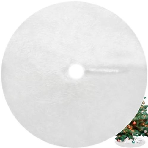 Ruhhy Kerstboom Mat - Pluizig Wit Vloerkleed - 72 cm voor..., Diversen, Kerst, Nieuw, Ophalen of Verzenden