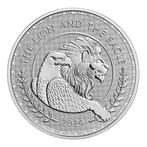 Zilveren Lion and the Eagle 1 oz 2024, Postzegels en Munten, Munten | Europa | Niet-Euromunten, Zilver, Losse munt, Verzenden