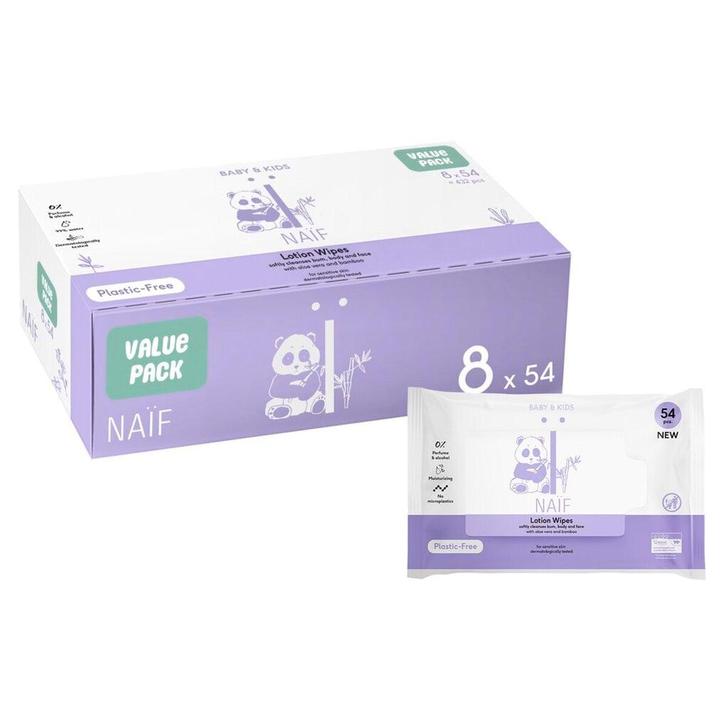 Naïf Lotion Babydoekjes, Kinderen en Baby's, Overige Kinderen en Baby's, Nieuw, Verzenden