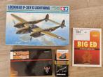 Tamiya 61120 Lockheed P-38 F/G Lightning 1:48 + 3 opties!, Hobby en Vrije tijd, Modelbouw | Vliegtuigen en Helikopters, Verzenden