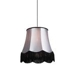 Retro hanglamp zwart met grijs 45 cm - Granny, Nieuw, Overige materialen, Retro, 75 cm of meer