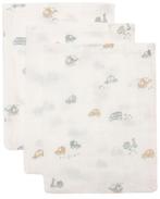 Jollein On The Go 3 Stuks Hydrofiel Washandjes 536-848-68075, Verzenden, Nieuw