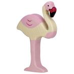 Holztiger - Houten Dieren - Flamingo 12 cm, Nieuw