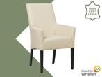 Leren eetkamerstoel Just met armleuning - Toledo Betulla, Huis en Inrichting, Stoelen, Bohemian, Eigentijds, Klassiek, Retro, Romantisch, Scandinavisch