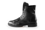 Manfield Veterboots in maat 42 Zwart | 10% extra korting, Kleding | Dames, Schoenen, Verzenden, Zwart, Overige typen, Zo goed als nieuw