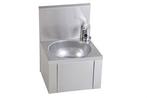 RVS Wasbak rond met rugwand | 38 x 35 cm, Verzenden