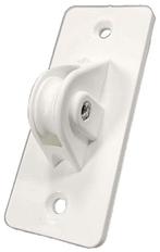 Koorddoorvoer Breed - 250mm Lengte - 35x82mm - Wit - Rolluik, Nieuw