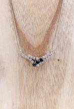 Halsketting - 14 karaat Witgoud - Diamant, Sieraden, Tassen en Uiterlijk