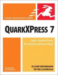 Visual quickstart guide: QuarkXPress 7: for Windows and, Boeken, Taal | Engels, Gelezen, Verzenden