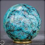 Natuurlijke Chrysocolla & Malachiet Bol van de hoogste, Verzamelen, Mineralen en Fossielen