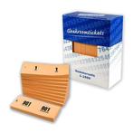 Garderobe blok oranje 1-1000, Verzenden, Nieuw, Feestartikel