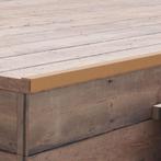 vidaXL Terras hoekplinten 5 st 170 cm HKC teakkleurig, Verzenden, Nieuw