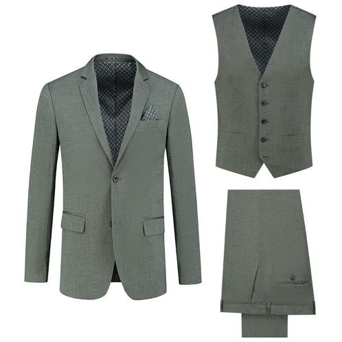 GENTS - Pak 3-delig blend groen - 110, Kleding | Heren, Kostuums en Colberts, Verzenden