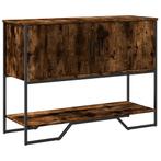 vidaXL Wandtafel 100x35x74,5 cm bewerkt hout gerookt, Huis en Inrichting, Tafels | Bijzettafels, Verzenden, Nieuw