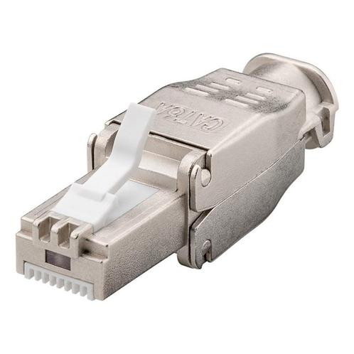 Metalen Cat 6a RJ45 Connector - Toolless - Gereedschap loos, Computers en Software, Pc- en Netwerkkabels, Nieuw, Verzenden