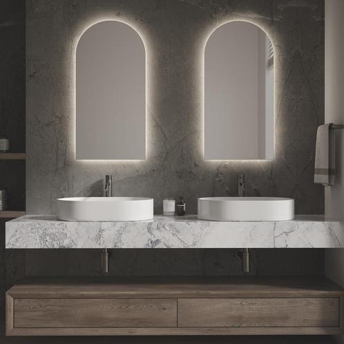 Spiegel Martens & Meijer Bangkok 45x90 cm met Verlichting en, Doe-het-zelf en Verbouw, Sanitair, Bad, Nieuw, Ophalen of Verzenden