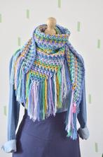 Haakpakket byClaire Omslagdoek Denim Chique, Hobby en Vrije tijd, Ophalen of Verzenden, Nieuw, Breien of Haken, Wol of Garen