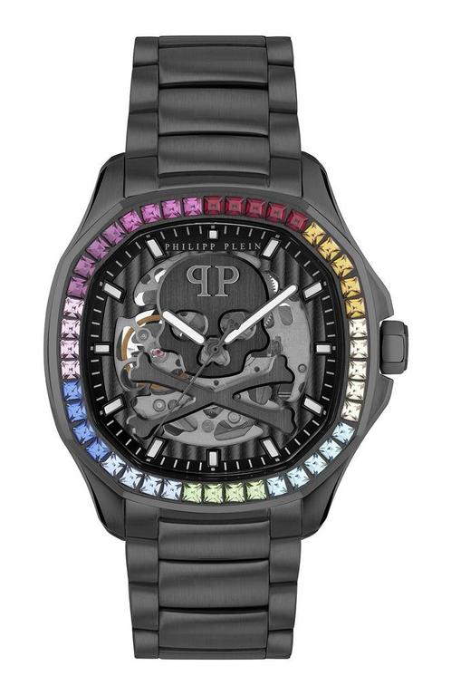 Philipp Plein Skeleton Spectre PWRAA0823 automatisch horloge, Sieraden, Tassen en Uiterlijk, Horloges | Heren, Staal, Nieuw, Staal