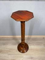 Elegante houten piedestal - Plantentafel - Hout, Antiek en Kunst, Curiosa en Brocante
