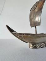 Okubo - sculptuur, Nave Giapponese - 7 cm - Zilver, Sterling, Antiek en Kunst