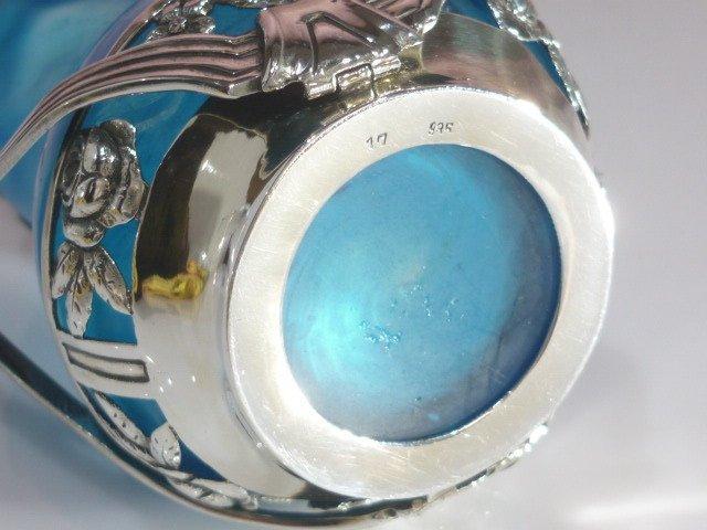Art Nouveau Pantin 17 - Vaas - Glas, Zilver, Antiek en Kunst, Antiek | Glas en Kristal