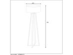 Lucide COFFEE - Vloerlamp - Ø 50 cm - E27 - Koper, Verzenden, Zo goed als nieuw