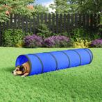 vidaXL Hondentunnel Ø 40 x 200 cm polyester blauw, Verzenden, Nieuw
