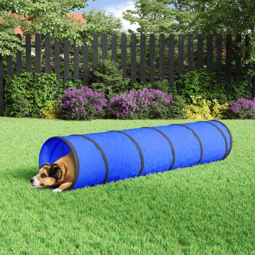 vidaXL Hondentunnel Ø 40 x 200 cm polyester blauw, Kinderen en Baby's, Speelgoed | Speeltenten, Nieuw, Verzenden