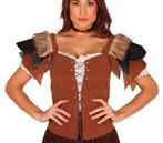 Vest Leer Dames Bruin L, Nieuw, Verzenden