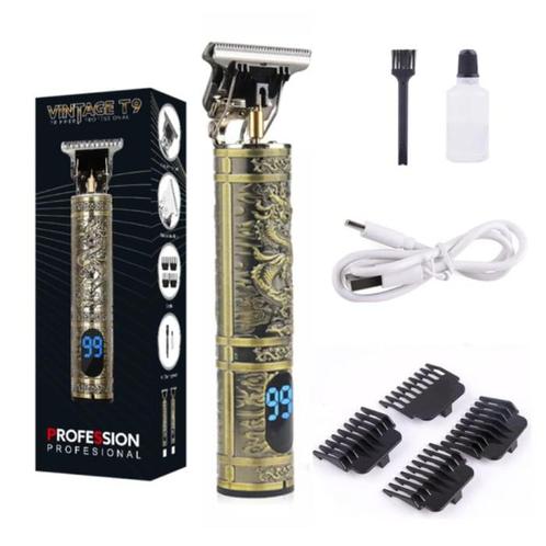 Retro T9 Tondeuse met LCD Scherm - Draadloze Trimmer, Telecommunicatie, Mobiele telefoons | Toebehoren en Onderdelen, Nieuw, Verzenden