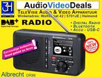 DAB+ digitale radio Eenvoudige bediening Goed geluid Accu, Ophalen of Verzenden, Nieuw, Radio