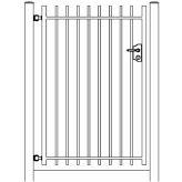 Hekwerk Pro Enkele sierpoort Luca h125 x b108,7cm recht, Tuin en Terras, Schuttingen, Nieuw, Ophalen of Verzenden