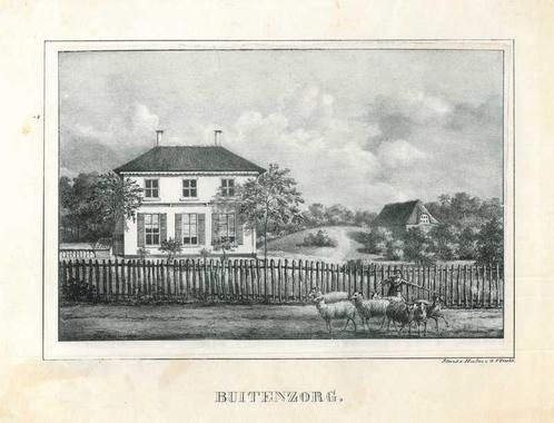 Zicht op Baarn, Antiek en Kunst, Kunst | Etsen en Gravures