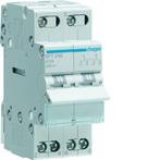 Hager 40A 2 Polige Modulaire Omschakeling Schakelaar I-0-II, Verzenden, Nieuw, Overige typen