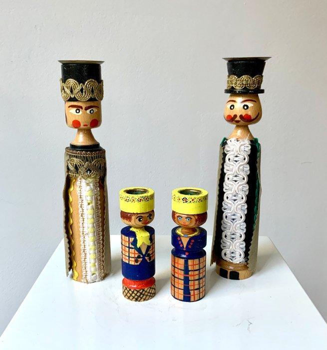 Kerstbeeldje (4) - Hout, Diversen, Kerst