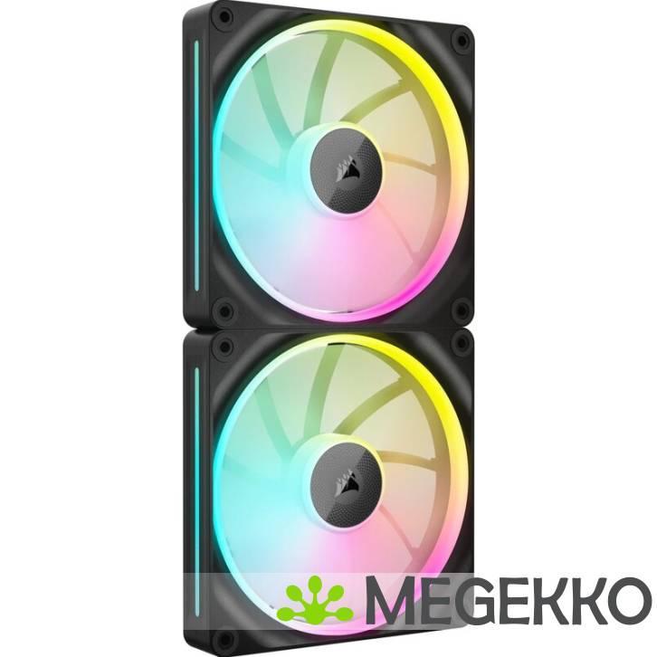 Corsair iCUE LINK LX140 RGB Black Dual-pack, Computers en Software, Computerkoelers, Nieuw, Verzenden
