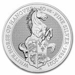 Queens Beast White Horse of Hanover - 10 oz 2021, Verzenden, Losse munt, Zilver