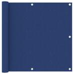vidaXL Balkonscherm 90x400 cm oxford stof blauw, Verzenden, Nieuw