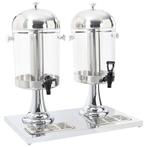 vidaXL Dubbele sapdispenser roestvrij staal 2x8 L, Huis en Inrichting, Keuken | Keukenbenodigdheden, Verzenden, Nieuw