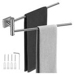 Ruimtebesparende Handdoekhouder Wand – RVS 304, 34 cm, Verzenden, Nieuw