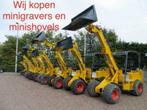 WIJ KOPEN MINIGRAVER MINISHOVEL AVANT KNIKMOPS KUBOTA JCB, Zakelijke goederen, Wiellader of Shovel