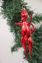 Glashütte Thüringen: Krampus (Duivel) - Kerstballen - Glas, Nieuw