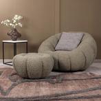 Olivia DLX fauteuil teddy - groen, Huis en Inrichting, Stoelen, Ophalen of Verzenden, Nieuw