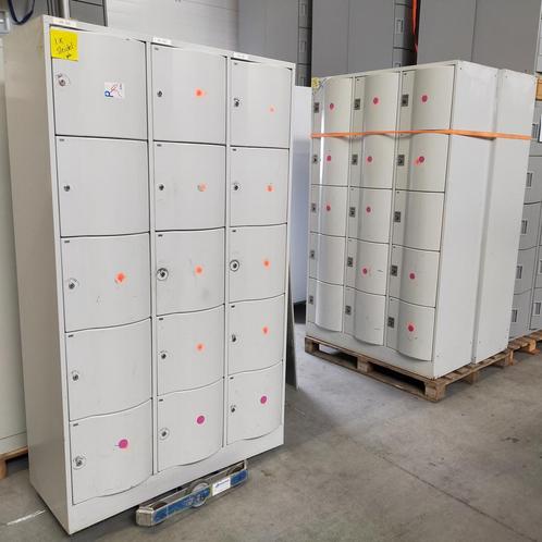 15-deurs CP lockerkast MET SCHADE - 195x115x48 cm, Huis en Inrichting, Kasten | Lockerkasten, Ophalen of Verzenden