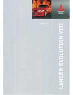2005 MITSUBISHI LANCER EVOLUTION VIII BROCHURE DUITS, Boeken, Auto's | Folders en Tijdschriften, Nieuw, Author, Mitsubishi