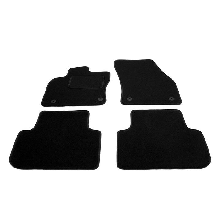 Automatten - Volkswagen Tiguan vanaf 2016- - zwart stof, Auto-onderdelen, Interieur en Bekleding, Nieuw, Verzenden