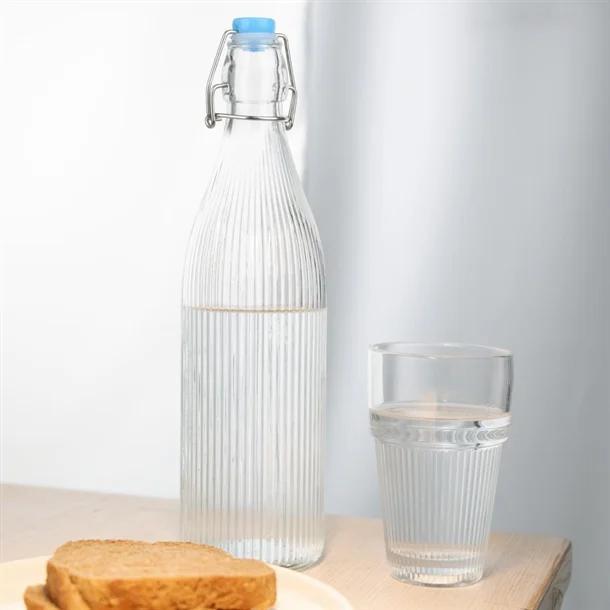 Geribbelde Schommeltop Waterflessen 1L (Set van 6), Zakelijke goederen, Horeca | Overige, Verzenden