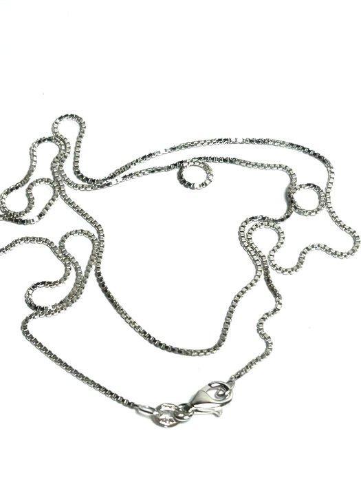 Halsketting - 18 karaat Witgoud, Sieraden, Tassen en Uiterlijk, Kettingen