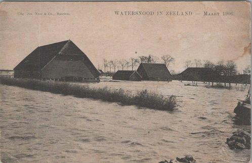 ZEELAND - Watersnood in Zeeland - Maart 1906, Verzamelen, Ansichtkaarten | Nederland, Verzenden